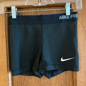 Nike Pro dry fit black compression shorts